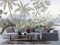 Papier Peint Panoramique Paysage De La Jungle Tropicale 3D Poster Mural pour Salon Chambre Décoration Murale