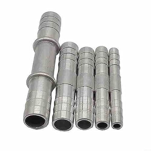 Empalme recto de aluminio para manguera de aire acondicionado, 5 unidades, 8, 11, 13, 16, 17 mm