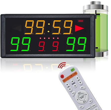 Elektronische Anzeigetafel, 10 stellige Anzeigetafel Elektronische Anzeigetafel LED Elektronischer Punktezähler für Ballspiele Tägliches Training 100–240V LED Punktezähler