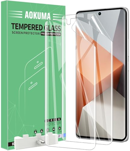 AOKUMA Protector de pantalla para Xiaomi Redmi Note 13 Pro Plus/Pro+ 5G,[2 Piezas] Película protectora de TPU suave Compatible con Note 13 Pro Plus,HD Transparente,Resistente a los Arañazos