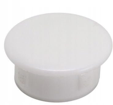 LogistSystem Bouchon d'obturation pour Trous de perçage 8 mm - Blanc - Cache Trou Meuble, Capuchon Plastique, obturateur Cache Trou, Bouche Trou, Bouchon, ZDO.8