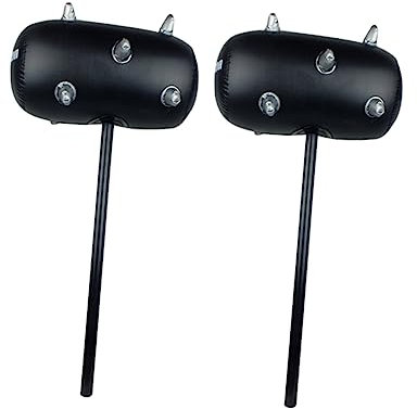 Vaguelly 2stücke Aufblasbarer Hammer Aus Pvc Großer Harter Griff Spielzeughammer Für Junge Mädchen Für Pool Strandpartys Lustiges Für Geburtstagsfeiern Sicher Und Stylisch