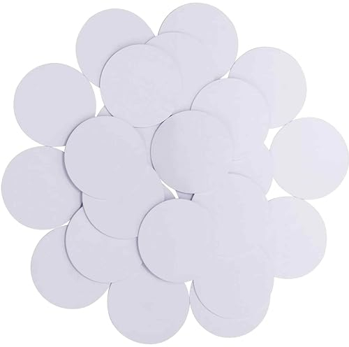 20 Stück NFC Tags, Wiederbeschreibbar NFC Karten, 25 mm Klebrig NFC Stickers mit TagMo