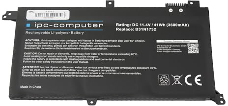 IPC-Computer 0B200-02960500 Akku 41Wh | kompatibel mit Asus VivoBook S14 S430FA, S430FN, X430FN, X430UA, X571GT