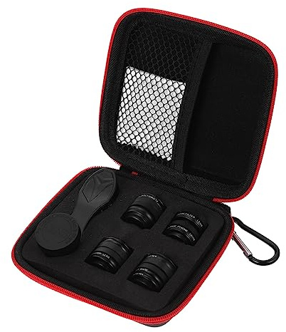 COLLBATH 2sets Portable Wide-angle Professional Lens Clip for Mobile Phone Macro Lens Clip for Special Effect Photography for Outdoor Scenarios