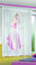 KAMACA Gardine mit verdeckten Schlaufen Schlaufenschal Kinderzimmer Voile Weiss transparent Fertiggardine mit wundervollem Motiv Kindergardine HxB 245 x 140 cm (FEE)