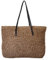 BEY'Z Lässige natürliche böhmische Vintage-Mode, große Kapazität, leicht, Damen, gehäkelt, gestrickt, Papier, Stroh, Knoten, Schultertasche, Einkaufstasche, Strandtasche, für alle Jahreszeiten,
