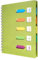 Cahier Avec Intercalaire,Cahier Spirale A5 Journal Avec 5 Onglets De Couleur,Cahier A5 Spirale,Cahier Intercalaire,240 pages Cahiers De Projet à Spirale pour Lécole de Bureau notes et graffiti
