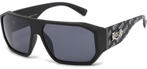 Locs Sonnenbrille, rechteckig, große Mode, Stadt, Rapper, Poker Damen und Herren, 8LOC91183-LC