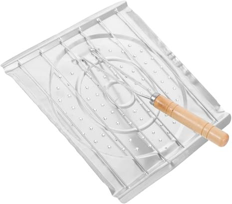 Ciieeo Barbecue Grill Net Grill Mesh Wire Roaster Toast Racks Outdoor Camping Picnic Rack