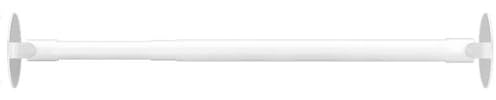 Tringle à Rideau Antidérapante, Tringle Rideaux, Tringle D'extension Ronde pour Mur Incliné, Tringle de Douche Pivotante 180° Acier Inoxydable, Support pour Vêtements Suspe(Size:70-120cm,Color:White)