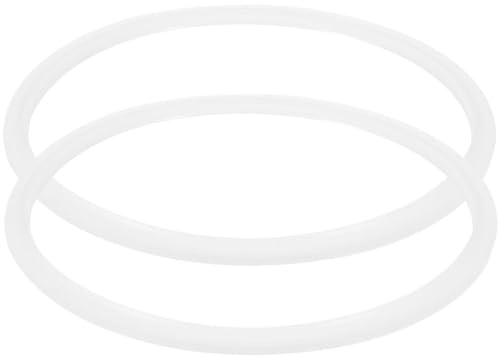 jojofuny 2pcs 24cm Silicone Pressure Cooker Sealing Rings Replacement Gasket for Tower Pressure Cooker A24 Lid Liners Kitchen Supplies