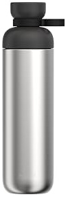 Mepal - Trinkflasche Edelstahl Vita - Große Wasserflasche - 2 Öffnungen für zusätzlichen Trinkkomfort - Auslaufsicher und Spülmaschinengeeignet - Wasserflasche Edelstahl - 900 ml - Nordic black