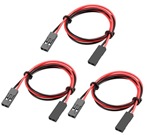 Sourcingmap Female to Female 2P Jumper Wire 2.54mm Pitch Ribbon Cable Breadboard DIY 31cm 10pcs