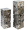 Casablanca Säule Flora Metall,brüniertH.70cm