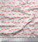 Soimoi Weib Baumwolle Batist Stoff Gras & Flamingo Vogel Stoff Meterware 42 Zoll breit