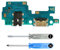 MMOBIEL Ladebuchse Kompatibel mit Samsung Galaxy A21s 2020 - Dock Connector USB C - Audio Jack/Mikrofon/Antenne Ersatz - Inkl. Schraubenzieher