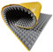 Akustikschaumstoff Selbstklebend Pyramiden Matte 100x200 x 6 cm von GMP Tech beauty of sound - Dämmung Schaumstoff zum gaming zimmer - Schallschutz wand im musikstudio - Acoustic foam - Echo absorber