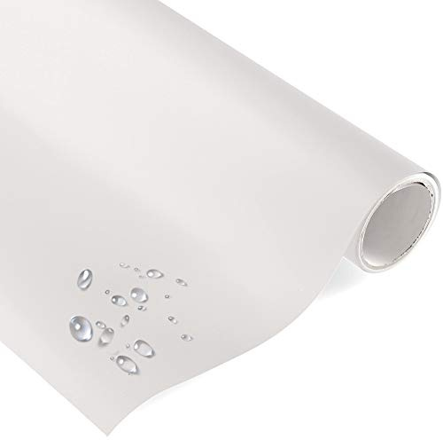 timalo® Premium Möbelfolie selbstklebend uni matt Küchenfolie Klebefolie zum Bekleben von Möbel, Türen PVC Folie Küche Bastefolie Türfolie | Weiss-M-50x63cm