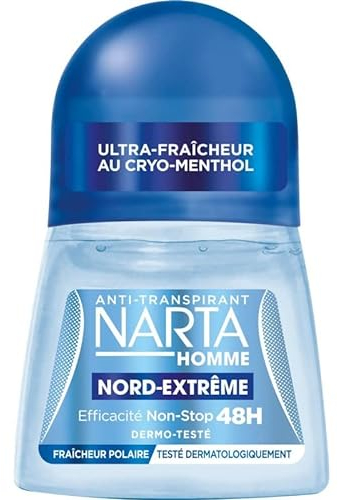 NARTA - Herren Deo Ball Nord Extreme 50 ml – 4 Stück