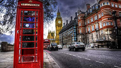 London Street View Puzzle Games Jigsaw Puzzles 500 Pieces for Adults Games for Adults Teens and Kid
