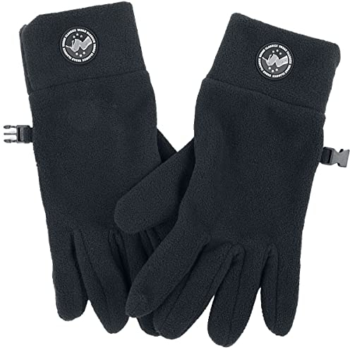 Urban Classics Unisex Handschuhe Hiking Polar Fleece Gloves black S/M
