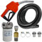 Zapfpistolen Set-für Dieselpumpe Biodiesel Heizölpumpe Ölpumpe Kraftstoffpumpe - Diesel Zubehör Paket mit Gummi-Schlauch, Diesel-Filter und Automatik-Pistole mit Rückschlagventil (Zubehör-Set 3)