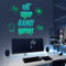 KAIRNE Wandtattoo Gamer,Wandtattoo Kinderzimmer Jungen,Leuchtsticker jugendzimmer Deko,Game Sprüche Videospiel Bild für Schlafzimmer,Game fluoreszierend Aufkleber für Schlafzimmer Babyzimmer Wanddeko