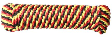 TrendLine Seil Ø 6 mm x 15 m schwarz-rot-gelb Seil