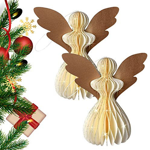 weihnachtliche Schmuck Dekoration (Engel, Weiß)