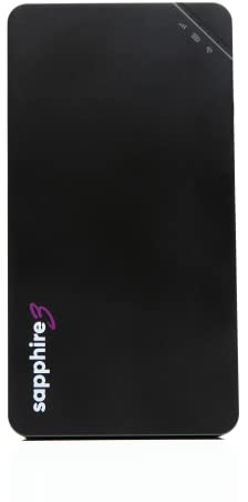 Sapphire 3 Mobile Hotspot, punto de acceso WiFi portátil para viajes en más de 130 países, soporta 300 redes móviles, datos globales gratuitos de 4 GB precargados, duración de la batería de 18 horas