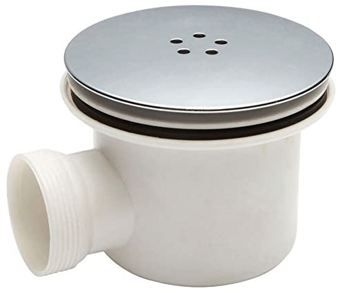 Go Bathrooms Chrome Fast Flow Shower Waste | 90mm Fast Flow | Compatible with 90mm Shower Tray Wastes