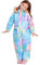 Bluemagic Skianzüge für Jungen und Mädchen, Schneeanzüge für Kinder Winddicht Warm Wasserdicht und Atmungsaktiv, Einteiliges Design, Reißverschlussöffnung (Bunte Wolken, 100CM, 4 Jahre)