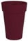 EDA - Pot de Fleur Vase Haut Toscane Ø 46 cm - Volume 67 L - Ø 46 x H.65 cm - Rouge Bourgogne