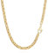 NKlaus 55cm Königskette 925 Silber Gelbgold Vergoldet elegante Halskette Breite: 3,8mm Collier 42,67g schwer 15124