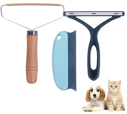 3pcs Pet Hair Remover - Carpet & Furniture Lint Remover Tool