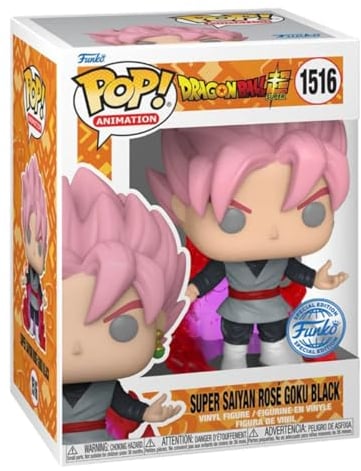 Funko Pop Super Sayan Rose Goku Schwarz mit Schutz Sonderedition 1516