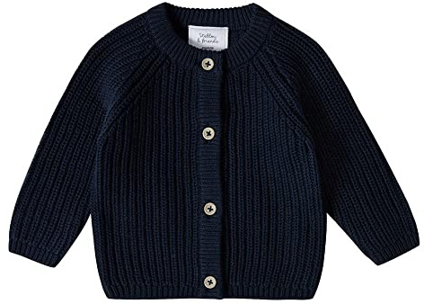 Stellou & friends Baby Cardigan-Strickjacke für Mädchen und Jungen | Unisex Hochwertige und weiche Baby-Kleidung aus 100% Baumwolle - I V, Oeko-TEX Zertifiziert