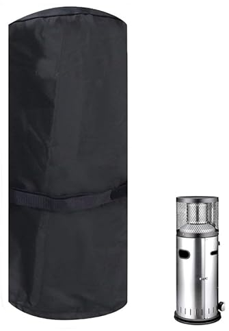 Terrassenheizer Abdeckung Abdeckhaube für Heizpilz Schutzhülle für Heizpilz Heizstrahlerabdeckun 210D Oxford Gewebe Wasserdicht Heizstrahler Abdeckung, Outdoor 120 * 50 * 50cm