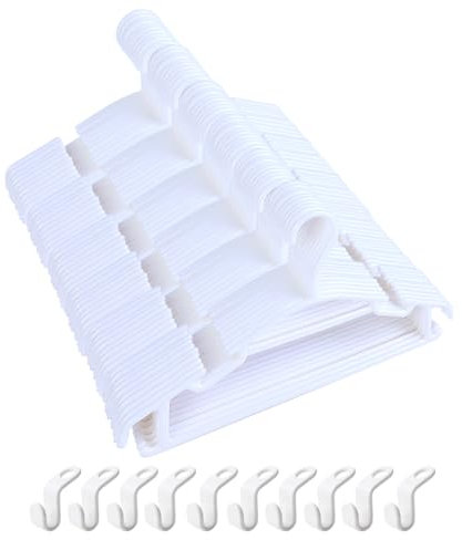 haweeli Baby Kleiderbügel aus Kunststoff für Säuglinge und Kleinkinder (27cm, 60er Set)