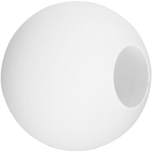 Alipis Milchglas-Kugel-Lampenschirm Weiße Opalglas-Kugelschirme Deckenleuchte Glasschirm Ersatz Für Leuchten Pendelleuchte Kronleuchter Wandleuchte