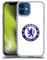 Head Case Designs Offizielle Chelsea Football Club Voll Weiss Kamm Gelhülle [Militärischer Schutzgrad] Kompatibel Mit Apple iPhone 12 Mini Und Kompatibel Mit MagSafe