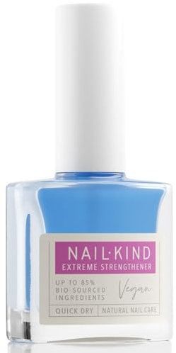NAILKIND Extreme Nail Strengthener - Hard to Resist - Ultimate Treatment for Soft Brittle Nails - Quick Dry Protective Formula - Gentle to Nails - Peta Certified Cruelty Free - 8ml