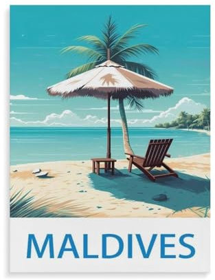 Maldives，Jigsaw Puzzles 1000 Pieces for Adults, Classic Puzzle Kids Puzzle Challenging And Difficult Puzzles for Adults And Teens（75x50cm）-O36