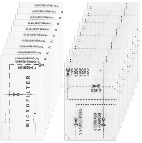 20 Pz Filtri per Miele Aspirapolvere Complete C1/C2/C3, incluso 10 Filtro di Protezione del Motore & 10 Filtro Aria di Scarico per Miele S2000-S8999 S200-S899 Complete C1/2/3 Classic C1 Filtro