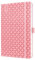 SIGEL J6111 Wochenkalender 2026 A5 rose, Hardcover, Gummiband, Stiftschlaufe, Einstecktasche, 174 Seiten, vegan, Buchkalender, Terminplaner Kalenderbuch Jolie