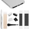 Gosknor 4pcs USB C Dust Plugs and 20pcs Phone Speaker Covers, USB C Port Covers Anti Dust Charging Port Covers Phone Speaker Protector for iPhone 15 16 Series and All Type C Devices