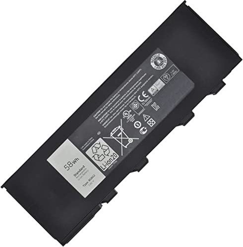 7,4 V 56WH 8G8GJ Laptop-Akku, kompatibel mit Dell 8G8GJ, NJTCH, VD0FX 03NVTG, 3NVTG, 451-BBJJ 12 (7204), 14 (7404), 7204(i3-4010U/4GB/128GB), 7204(i7) -46500. U/16GB/512GB),