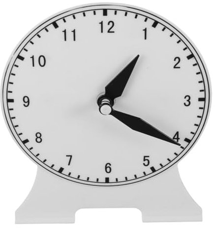 NAMOARLY 1pieza Reloj De Enseñanza De Matemáticas para De Reloj No Vinculado De Manecillas Herramienta De Percepción del Juguete Educativo para Hijos Color Aleatorio φ