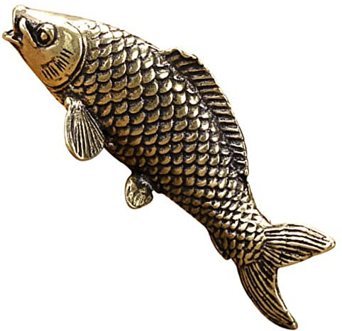 Garneck Koi Fisch Dekoration Kreatives Ornament Für Schreibtisch Elegante Tischdeko Handgefertigte Karpfenform Für Stilvolle Wohnraumgestaltung